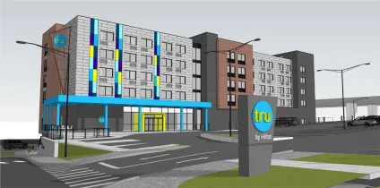 Tru By Hilton With Intus Windows Rendering Credit To Built Form Llc