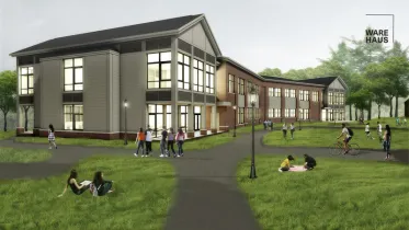 Holderness School Math Science Building Rendering Credit Warehous York