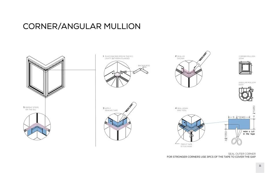 Window Offset Structure Offset Flange Profile | INTUS Windows | INTUS Windows