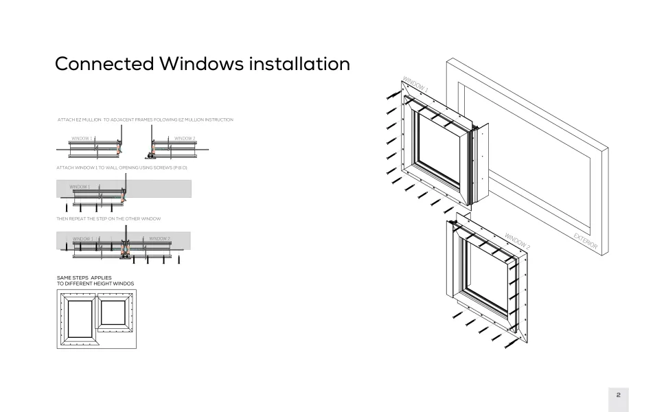 Frame Offset Window Offset Flange Profile | INTUS Windows | INTUS Windows