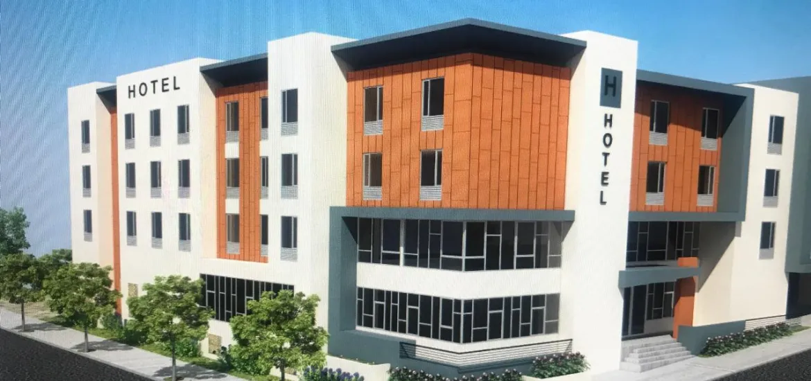 Hampton Inn La Rendering