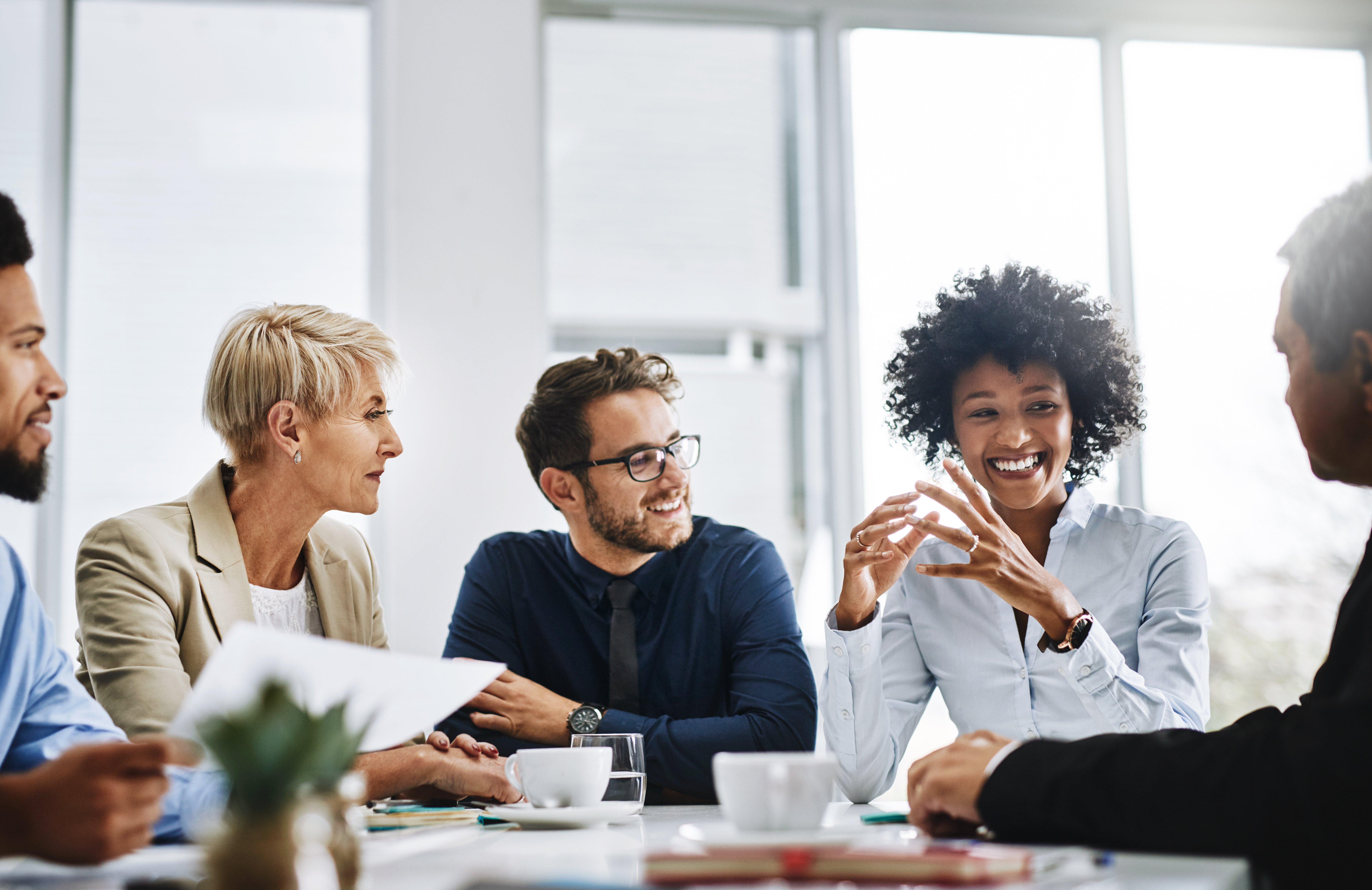 Shot Of A Group Of Businesspeople Sitting Together 2022 12 14 23 19 47 Utc