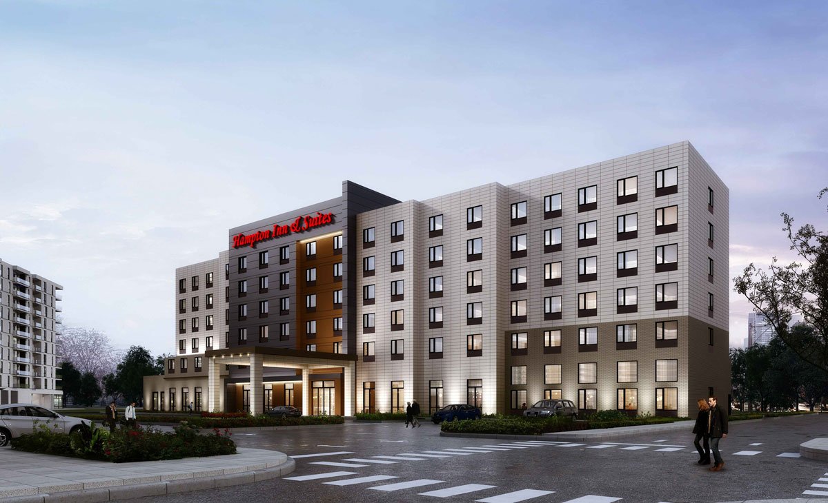 Hampton Inn Suites Chicago Rendering Credit To Piekarz Associates Pc