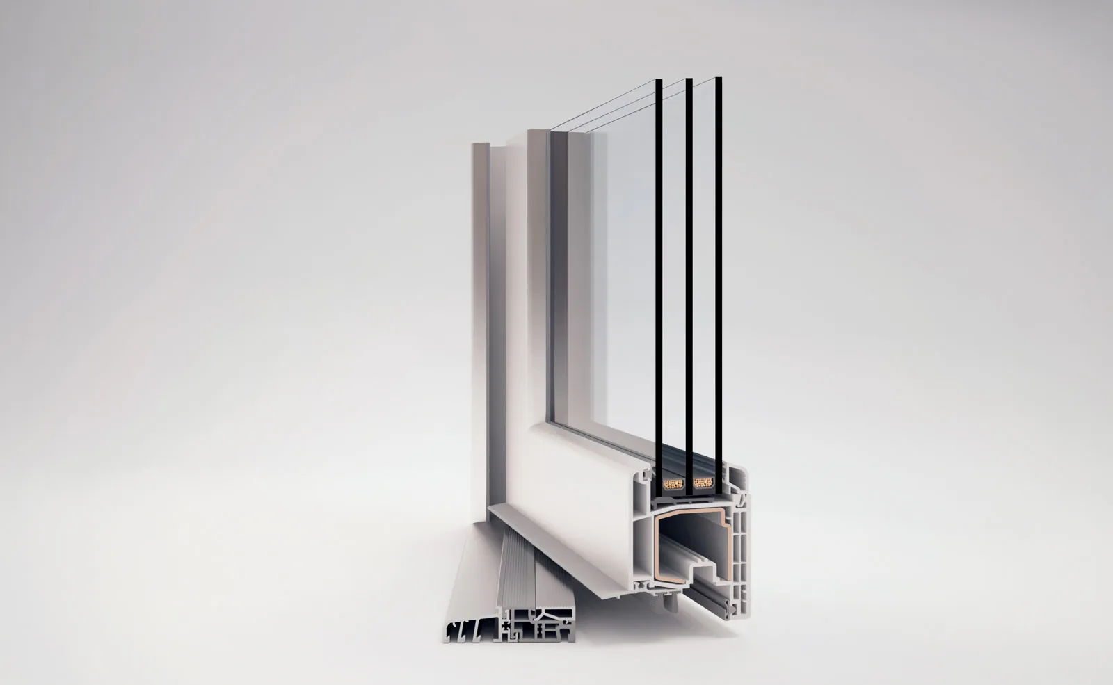 Supera AW In-swing Low Threshold Hinged Balcony Doors